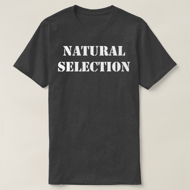 Naturligt urval 2 t shirt (Design framsida)