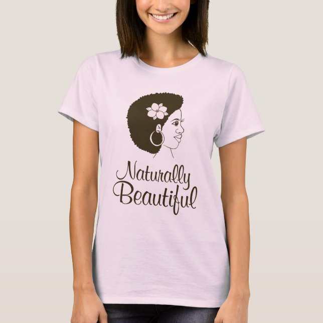 Naturligt vacker t-shirt (Framsida)