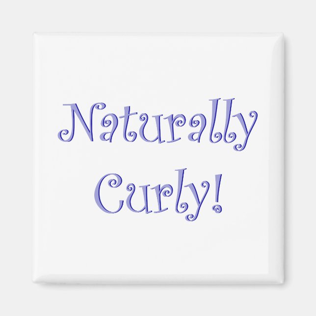 Naturligtvis Curly Hair Magnet (Framsidan)
