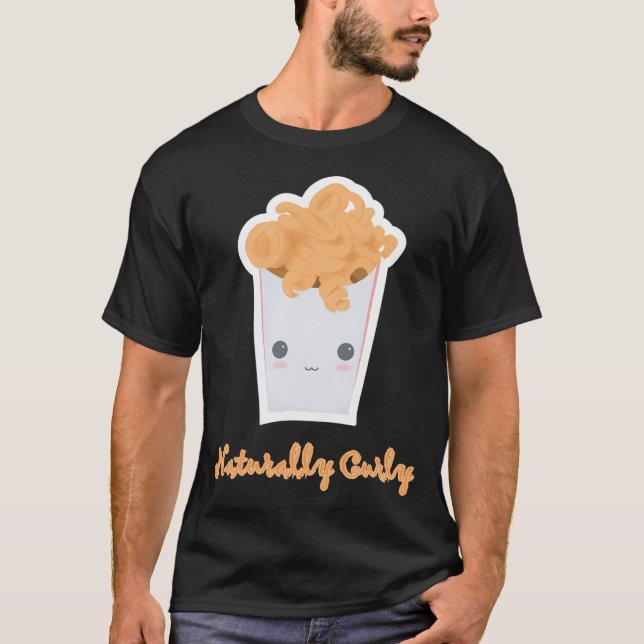 Naturligtvis Curly T Shirt (Framsida)