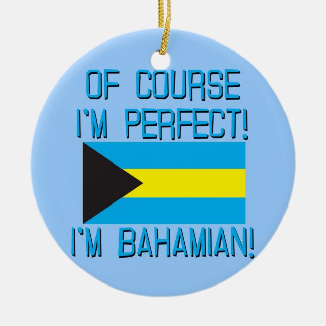 Naturligtvis görar perfekt jag förmiddagen, julgransprydnad keramik (Framsidan)