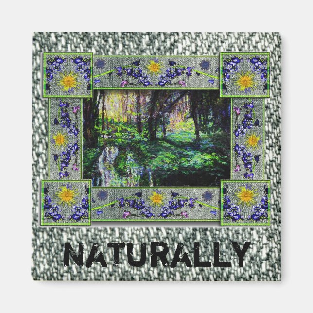 Naturligtvis i Skogen Magnet (Framsidan)