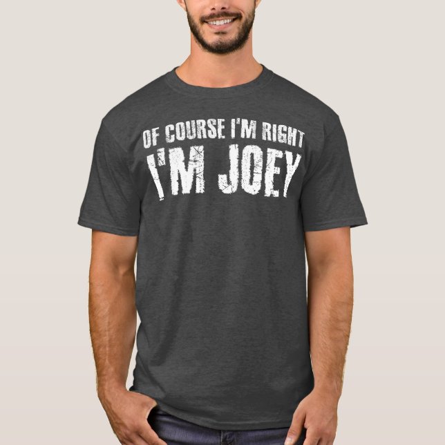 NATURLIGTVIS IM HÖGER IM JOEY FUNNY Personlig T Shirt (Framsida)