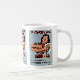"Naturligtvis kan jag!" Kaffemugg