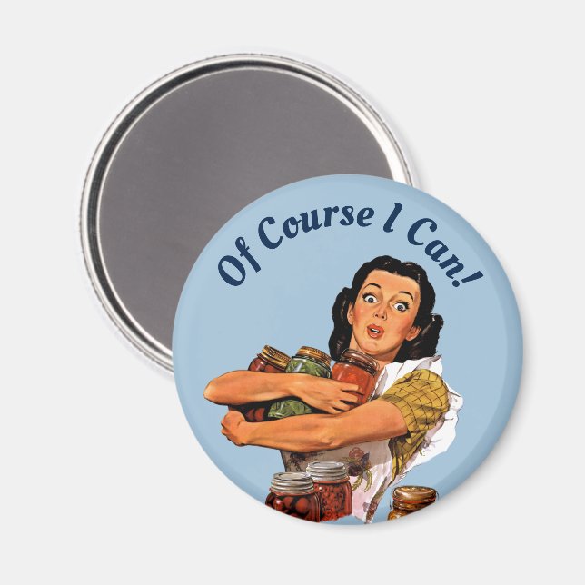 Naturligtvis kan jag Magnet (Front/Back)