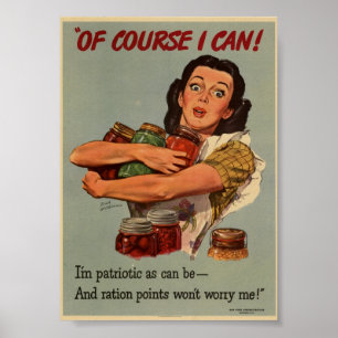 Naturligtvis kan jag poster