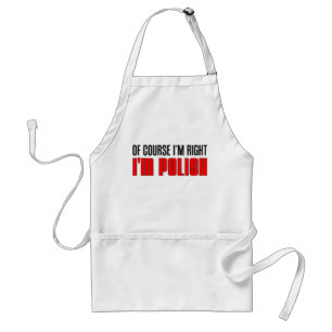 Naturligtvis mig höger förmiddag - polskt förkl förkläde