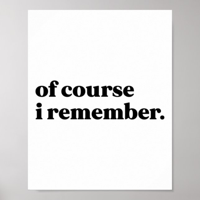 Naturligtvis minns jag att jag satt fast. poster (Framsidan)