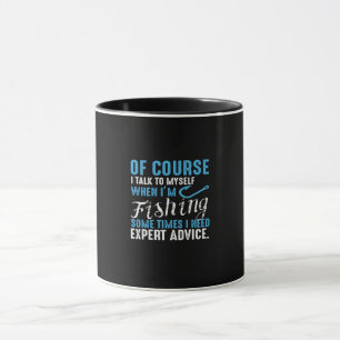Naturligtvis pratar jag med mig själv när jag fi mugg