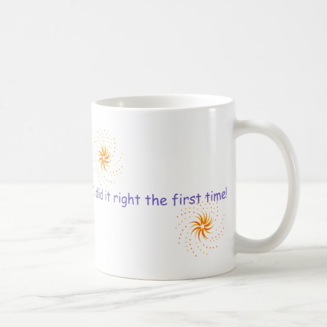 Naturligtvis ser jag inte upptagen… kaffemugg (Höger)