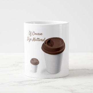 Naturligtvis Storlekare saker! Jumbo Mugg