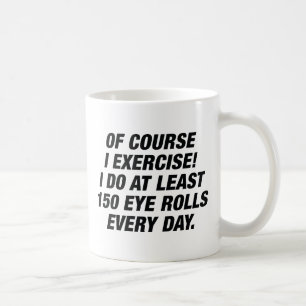 Naturligtvis utövar jag kaffemugg