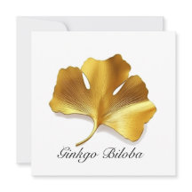 Naturliv: anpassadet Guld Ginkgo Biloba löv