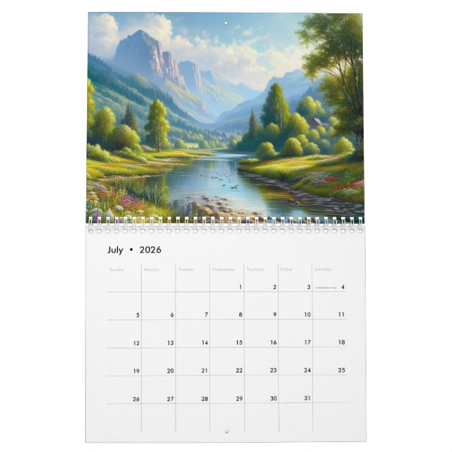Naturmålning Kalender (Jul 2026)
