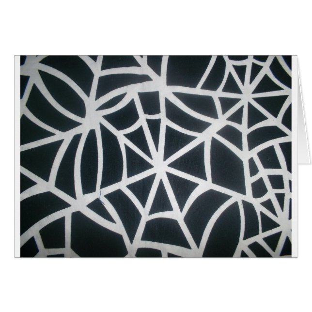 Naturmästerverk: En Spiders Webben. Hälsningskort (Framsidan Horizontal)