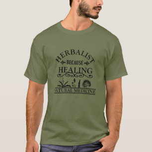 Naturmedicinska växtbaserade växtbaserade läkemede t shirt