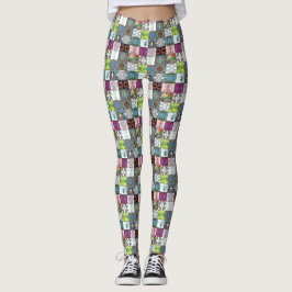 NaturmönsterCollage Leggings