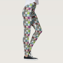 NaturmönsterCollage Leggings