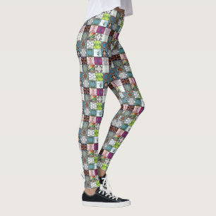 NaturmönsterCollage Leggings