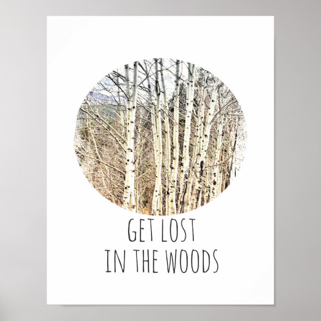 naturofferten poster borttappad i skogen (Framsidan)