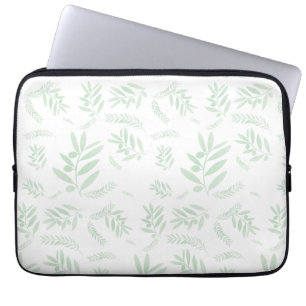 Naturoliver gren mönster laptop fodral