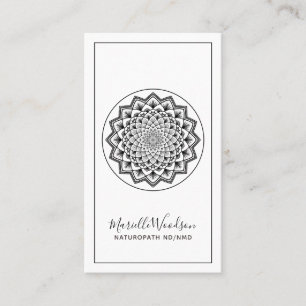 Naturopathic Doktor Mandala Visitkort