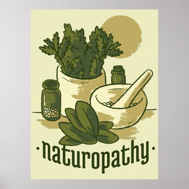 Naturopathy Lifestyle Poster (Framsidan)