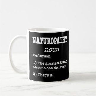 Naturopati Definition for Naturopathy Practition Kaffemugg