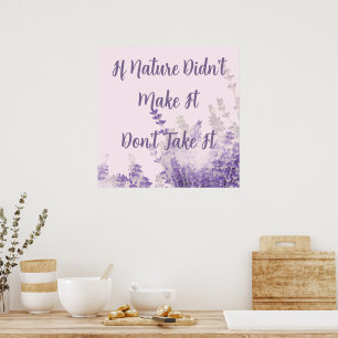 Naturplanscher Poster