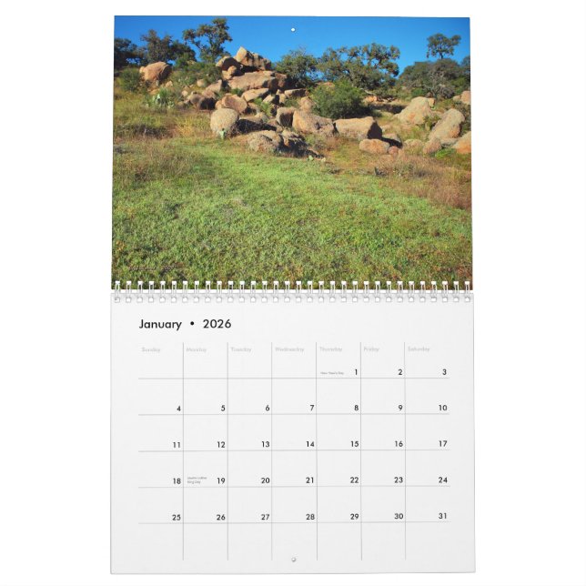 Naturs skönhet 2010 kalender (Jan 2026)