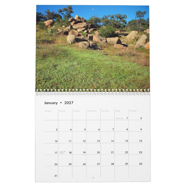 Naturs skönhet 2010 kalender (Jan 2027)