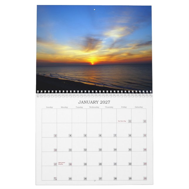 Naturs skönhet kalender (Jan 2027)
