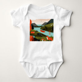 Naturscen från en vandringsresa t shirt
