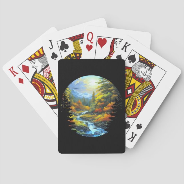 Natursceneri Casinokort (Baksidan)