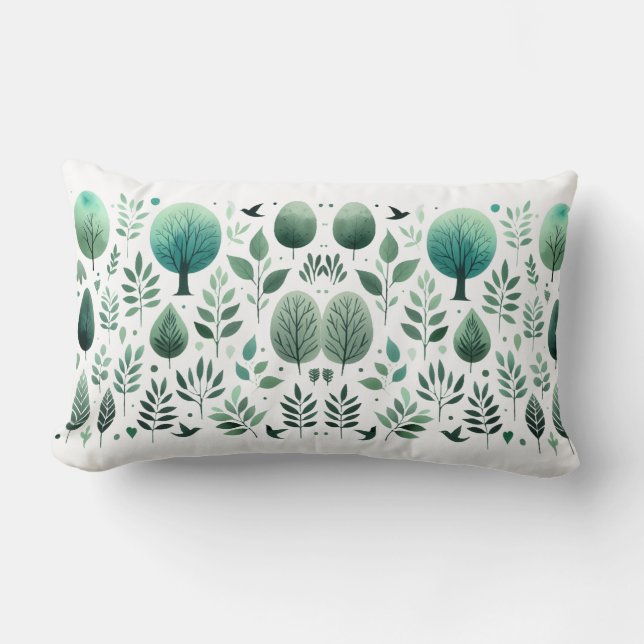 Natursilhuetter: Dag Lumbarkudde (Framsida)