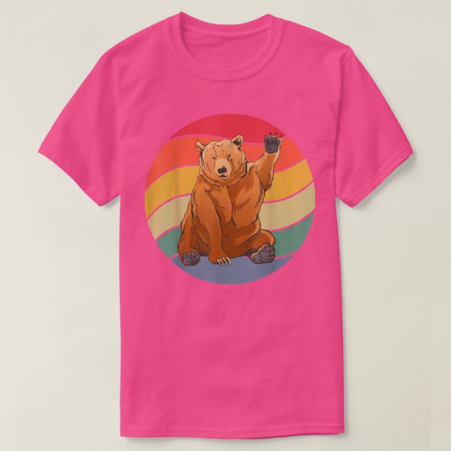 Naturskog Grizzly Bear T Shirt (Design framsida)
