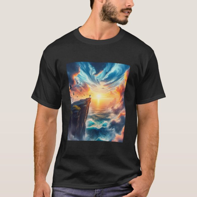 Naturskog liggande t shirt (Framsida)