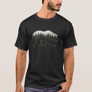 Naturskogarnas berg Träd Wildlife Animal björn T Shirt
