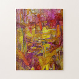 natursköljning, vibrerande färg puzzel pussel