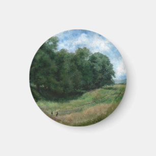 Naturskön Landsbygdsväg – Vintage Landskapsdesign Magnet