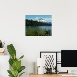 Naturskön Mount Hood-landskap Poster