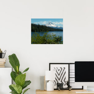 Naturskön Mount Hood-landskap Poster