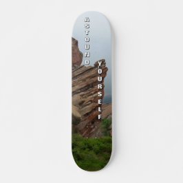 Natursköna Red Rocks Colorado Skateboard