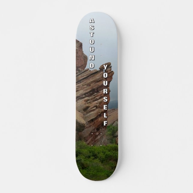 Natursköna Red Rocks Colorado Skateboard (Framsida)