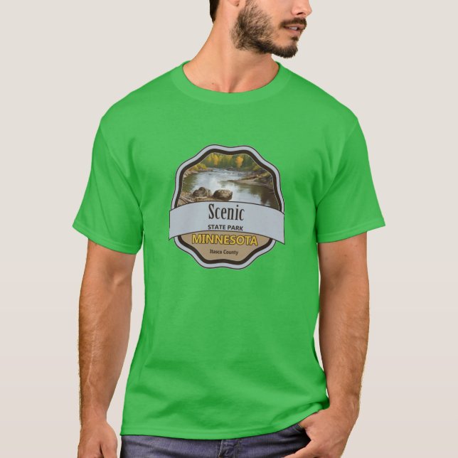 Naturskönt statligt park t shirt (Framsida)