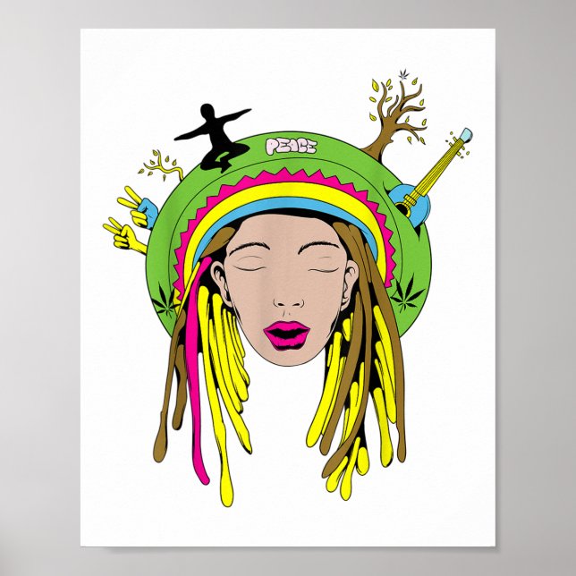 Naturskydd för fredliga kvinnor poster (Framsidan)