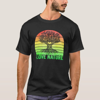 Naturskydd i träd t shirt