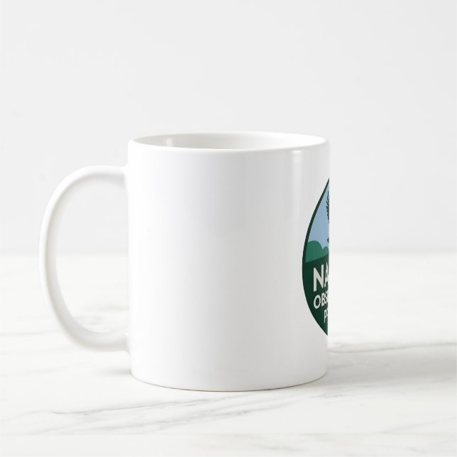 Naturskydd och naturskydd (flygande ål) kaffemugg (Vänster)