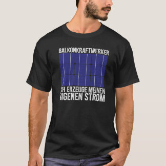 Naturskyddsbalans PowerWorkers Photovoltaic T Shirt