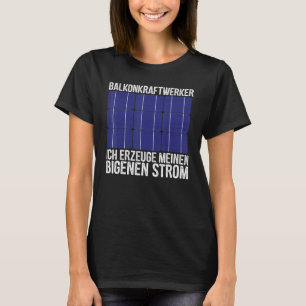 Naturskyddsbalans PowerWorkers Photovoltaic T Shirt